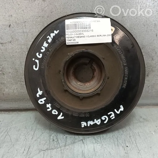 Opel Astra H Crankshaft pulley 8200552236