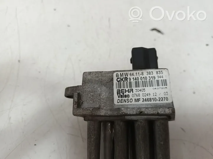 Volkswagen PASSAT B5 Heater blower motor/fan resistor 64118383835