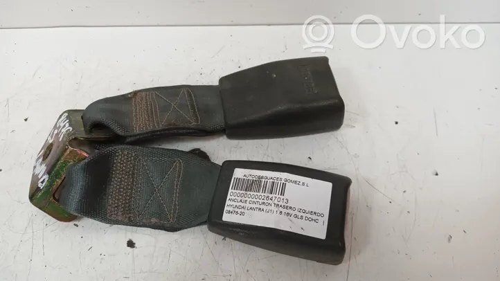 Citroen C4 I Rear seatbelt buckle 