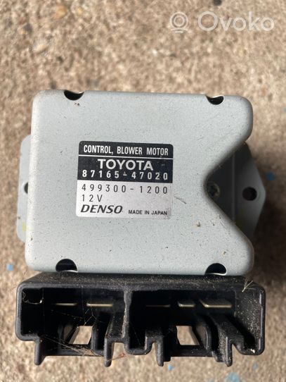 Toyota Prius (XW20) Relè della ventola di raffreddamento 8716547020