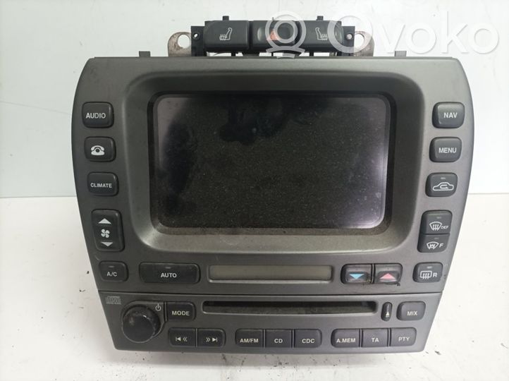 4X4318B876 Jaguar XType Unité principale radio / CD / DVD / GPS, 92.50