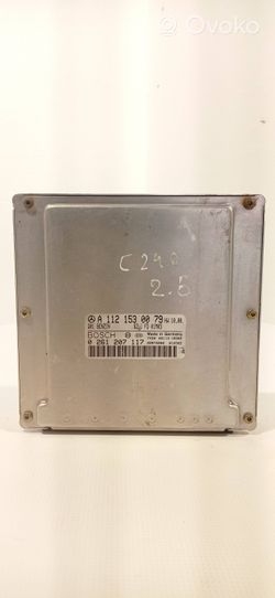 Mercedes-Benz CLK A208 C208 Juego de cerradura y set ECU del motor A1121530079