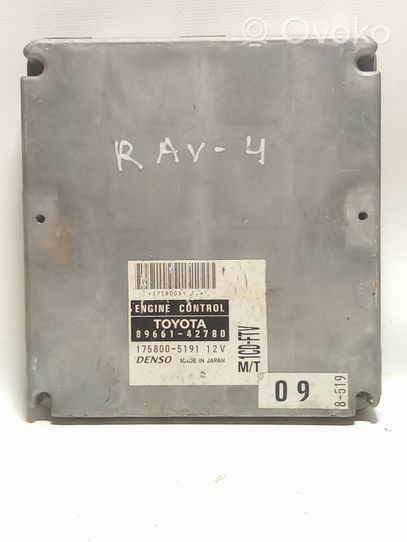 Toyota RAV 4 (XA20) Sterownik / Moduł ECU 8966142780