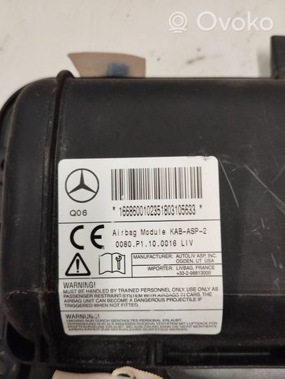 Mercedes-Benz GL X166 Airbag per le ginocchia A16686001023