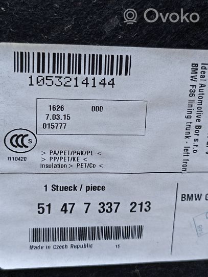 BMW 4 F36 Gran coupe Dolny panel schowka koła zapasowego 7337213