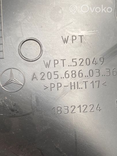 Mercedes-Benz C W205 Galinio slenksčio apdaila (vidinė) A2056860336