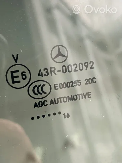 Mercedes-Benz C AMG W205 Takaoven ikkunalasi 43R002092