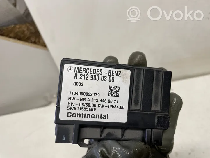 Mercedes-Benz C W204 Unidad de control/módulo de la bomba de inyección de combustible A2129000306