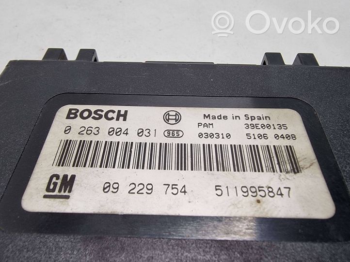 Opel Vectra C Centralina/modulo sensori di parcheggio PDC 09229754