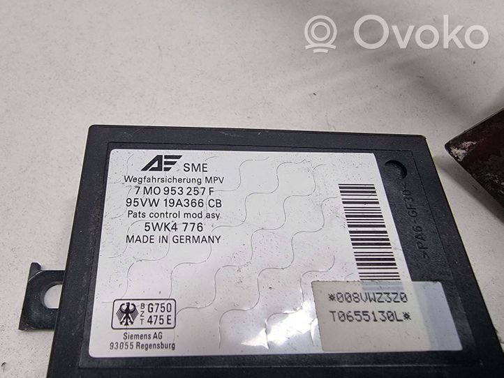 Volkswagen Sharan Kit centralina motore ECU e serratura 028906021P