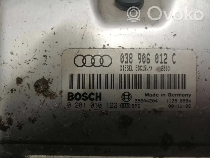 Audi A3 S3 8L Variklio valdymo blokas 038906012C