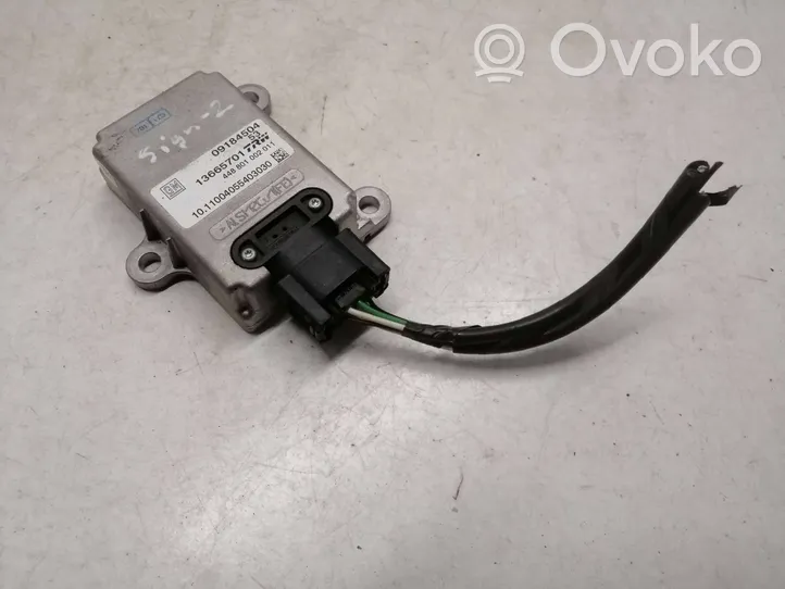 Opel Signum Sensor ESP de aceleración de frecuencia del intermitente 09184504