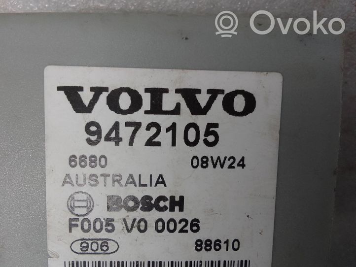 Volvo V70 Hälytyksen ohjainlaite/moduuli 9472105