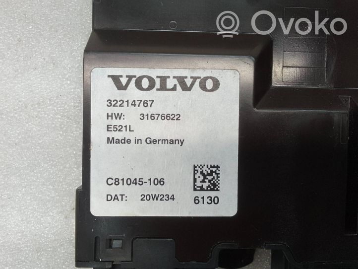 Volvo S90, V90 Sterownik / Moduł elektrycznej klapy tylnej / bagażnika 32214767