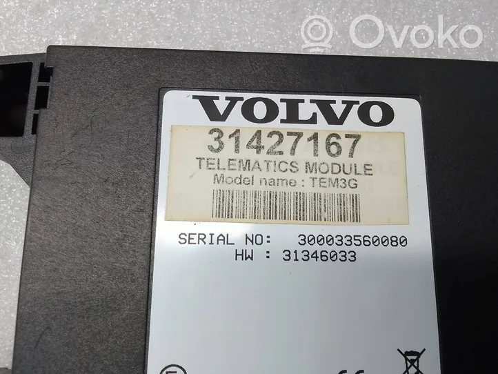 Volvo V60 Steuergerät Autotelefon 31346033