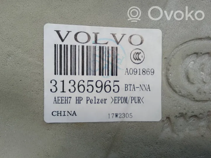 Volvo S90, V90 Isolamento acustico del firewall 31365965