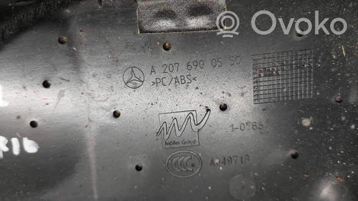 Mercedes-Benz E A207 Rivestimento della console di illuminazione installata sul rivestimento del tetto A2076900550