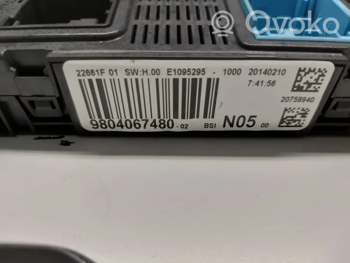 Citroen C4 Grand Picasso Kit centralina motore ECU e serratura 9804127280