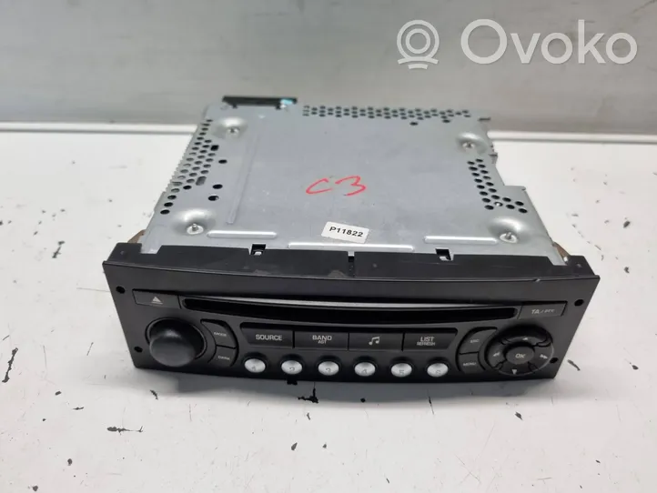 Citroen C3 Radio/CD/DVD/GPS-pääyksikkö 96662669XT