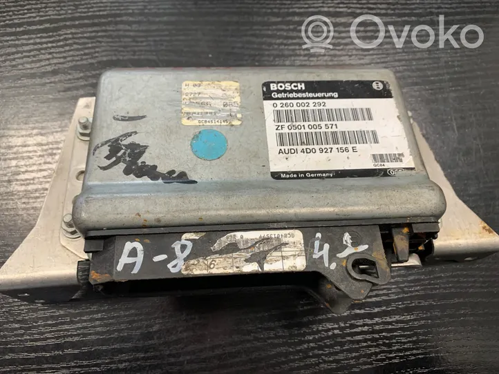 Audi A8 S8 D3 4E Module de contrôle de boîte de vitesses ECU 0260002292