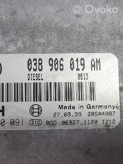 Volkswagen Bora Unité de commande, module ECU de moteur 038906019AM