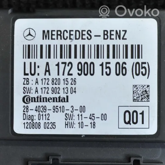 Mercedes-Benz SLK R172 Inne wyposażenie elektryczne A1729001506