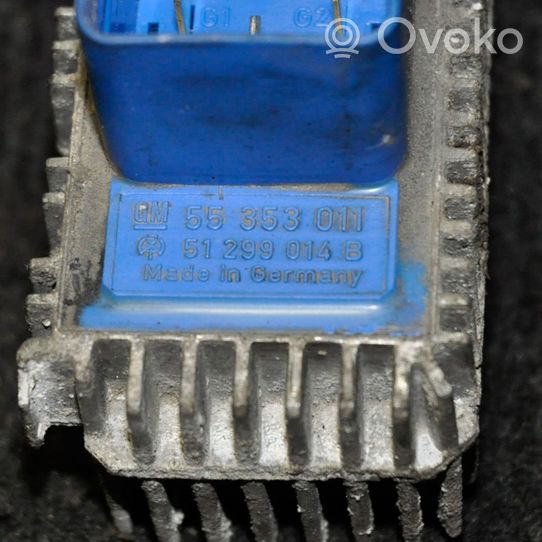 Opel Zafira B Przekaźnik / Modul układu ogrzewania wstępnego 5535301151299014B