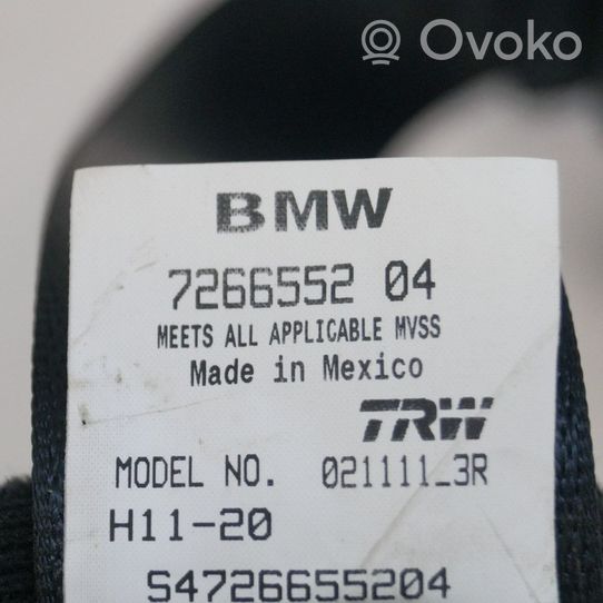 BMW X3 F25 Pas bezpieczeństwa fotela tylnego 7266552