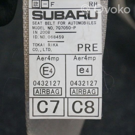 Subaru Legacy Saugos diržas priekinis E40432127