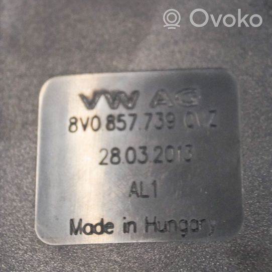 Audi A3 S3 8V Keskipaikan turvavyön solki (takaistuin) 8V0857739