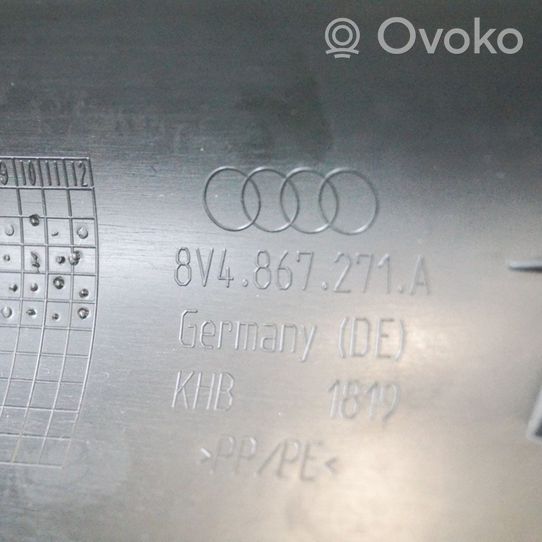 Audi A3 S3 8V B-pilarin verhoilu (yläosa) 8V4867271A