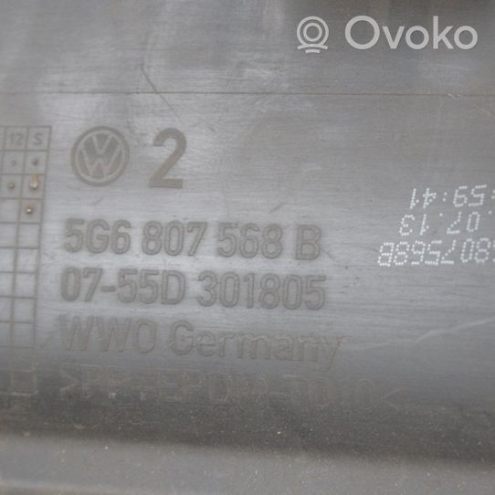 Volkswagen Golf VII Moulure inférieure de pare-chocs arrière 5G6807568B