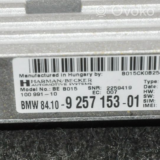 BMW X3 F25 Module unité de contrôle Bluetooth 9257153
