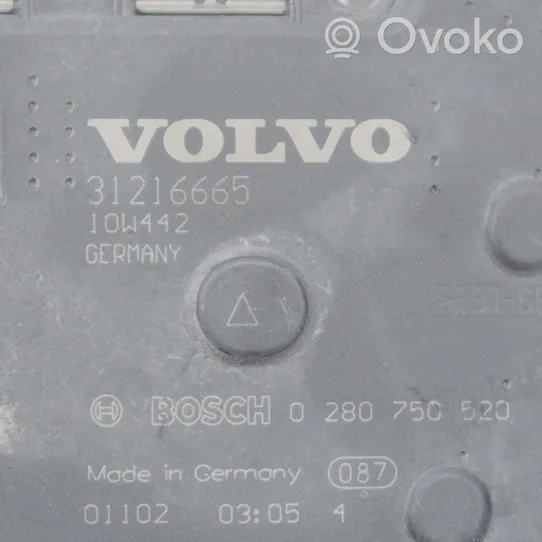 Volvo V60 Zawór przepustnicy 312166650280750520