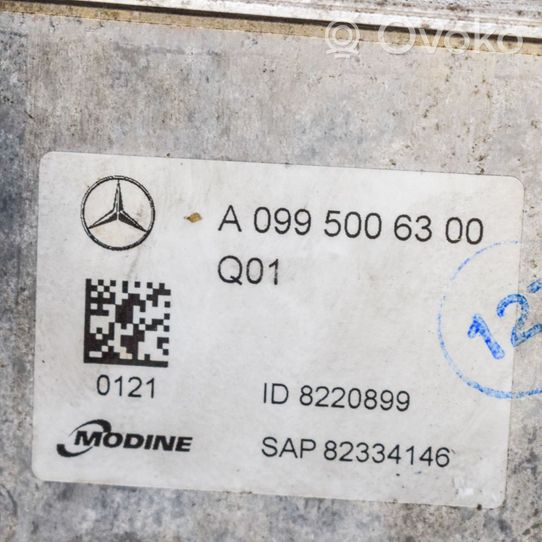 Mercedes-Benz E W213 Radiateur d'huile moteur A0995006300