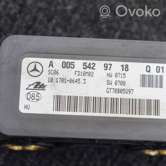 Mercedes-Benz CLC CL203 Sensore di accelerazione A0055429718