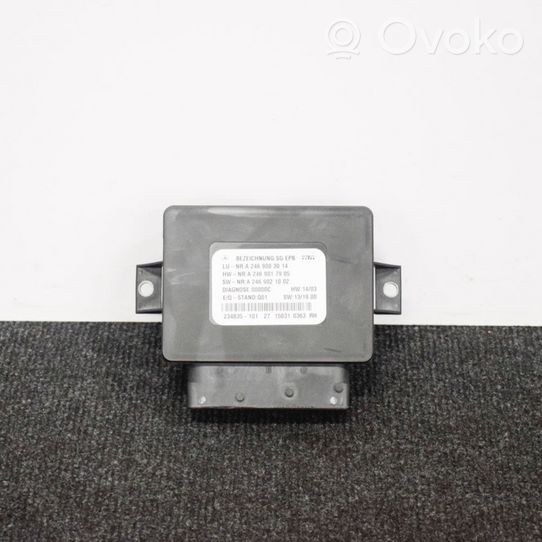 Mercedes-Benz SLK R172 Takajarrun EMF-ohjainlaite/moduuli A2469003014