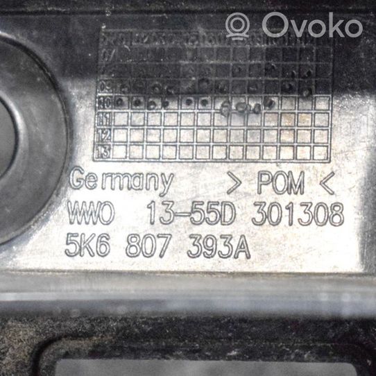 Volkswagen Golf VI Mocowanie narożnika zderzaka tylnego 5K6807393A
