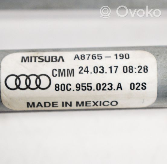 Audi Q5 SQ5 Etupyyhkimen vivusto ja moottori 80C955023A