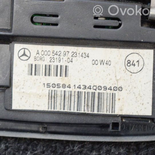 Mercedes-Benz S W220 Inne wyposażenie elektryczne A0005429723