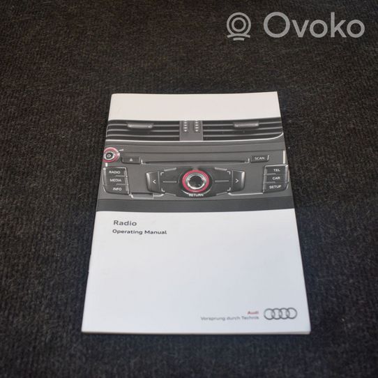 Audi A4 S4 B8 8K User manual 