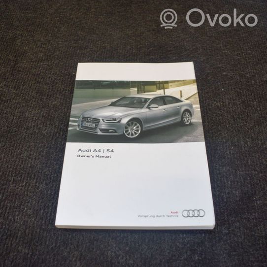 Audi A4 S4 B8 8K User manual 