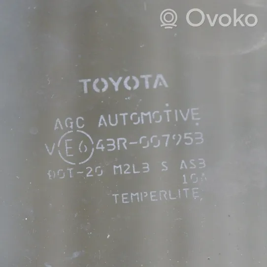 Toyota RAV 4 (XA40) Vitre de fenêtre porte arrière 43R007953AS3