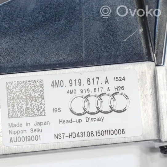 Audi Q7 4M Head-up ekranas/ displėjus 4M0919617A