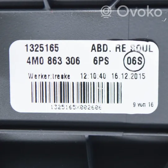 Audi Q7 4M Otros elementos de la consola central (túnel) 4M0863306