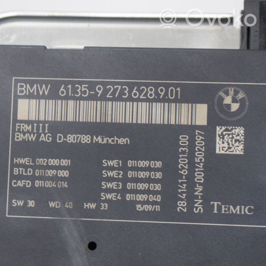 BMW 5 F10 F11 Module d'éclairage LCM 9273628