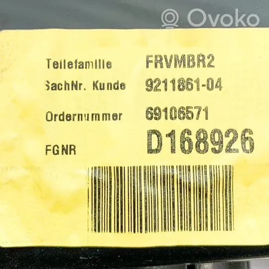 BMW 6 F12 F13 Element deski rozdzielczej / dół 9166702