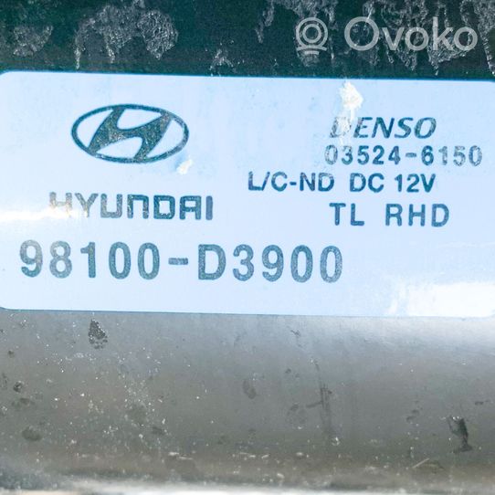 Hyundai Tucson TL Valytuvų mechanizmo komplektas 98100D3900