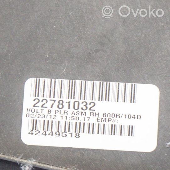 Chevrolet Volt I Osłona górna słupka / B 22781032