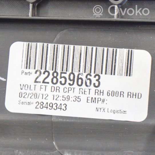 Chevrolet Volt I Etuoven kynnyksen suojalista 22859663